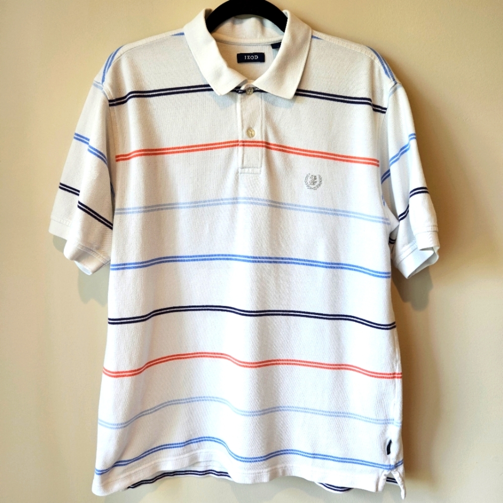 Izod Men's Polo Golf Shirt Size Medium